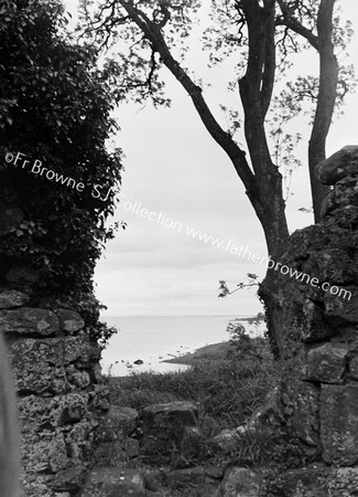 LOUGH NEAGH THROUGH RUINED E GABLE